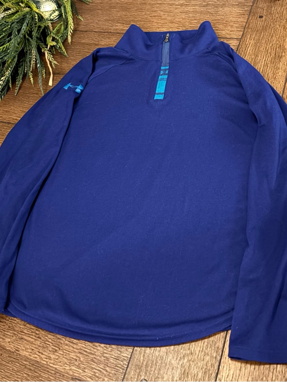 Under Armour Royal Blue Half-Zip Performance Pullover